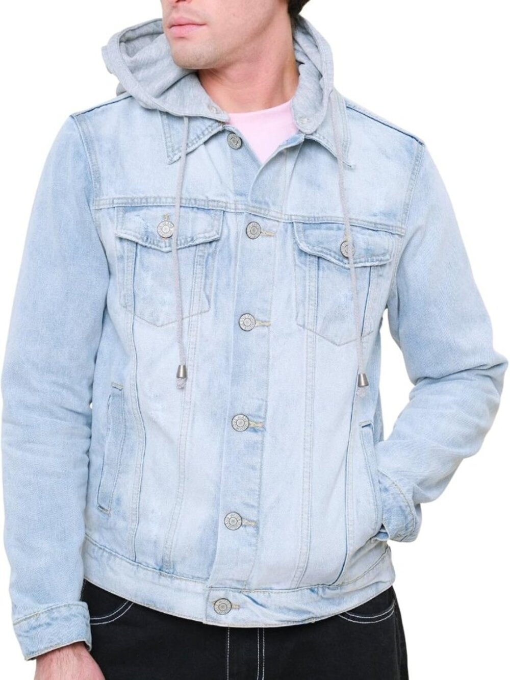 Stylish Men's Distressed Denim Jacket | Trendy Casual Outerwear for Every Season